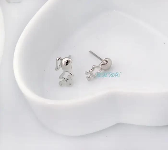 REETI – boucles d'oreilles en argent sterling 925 pour femmes et garçons