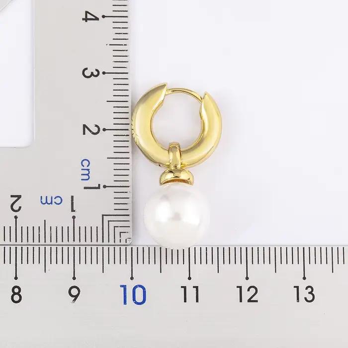 Boucles d'oreilles à clous en zircone cubique AAA style bohème géométrique pour femme en cuivre doré pour mariage et quotidien