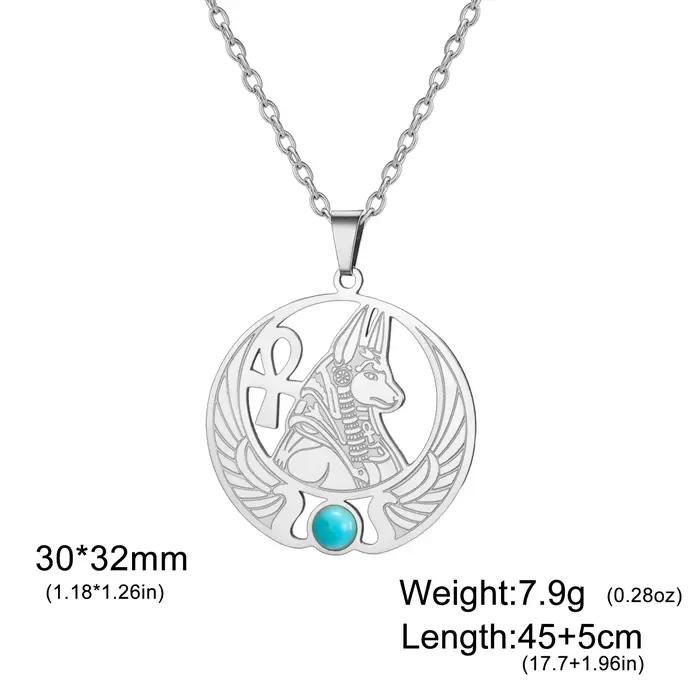 Dreamtime – collier avec pendentif en forme d'egypte égyptienne antique