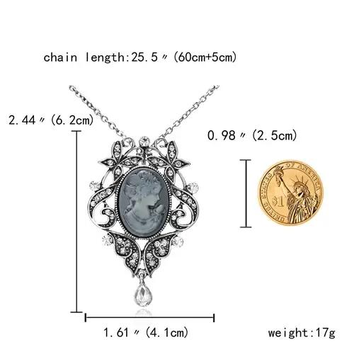 Rinhoo – colliers et pendentifs en cristal pour femmes