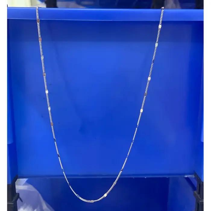 Collier scintillant en argent pur S925 pour femmes