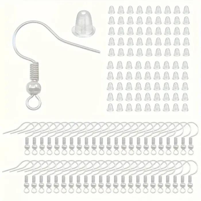1 boîte de 260 pièces pour la fabrication de boucles d'oreilles