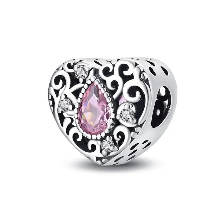 Breloques originales plaquées argent, perles pour bracelets, breloques de sac, accessoires DIY, cade