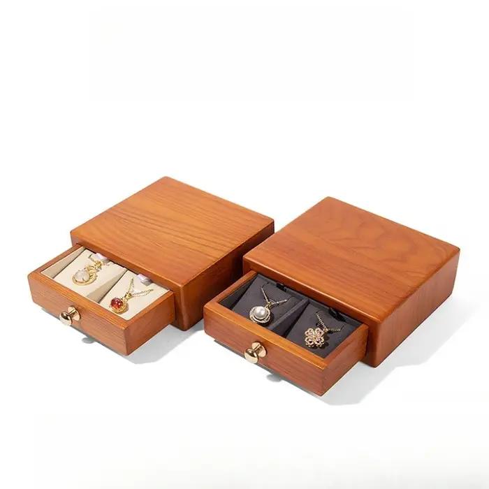 Boîtes à bijoux rétro en bois