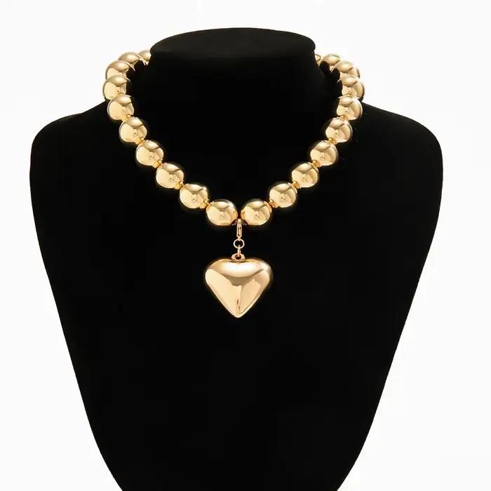 Collier Cœur Punk pour Femme