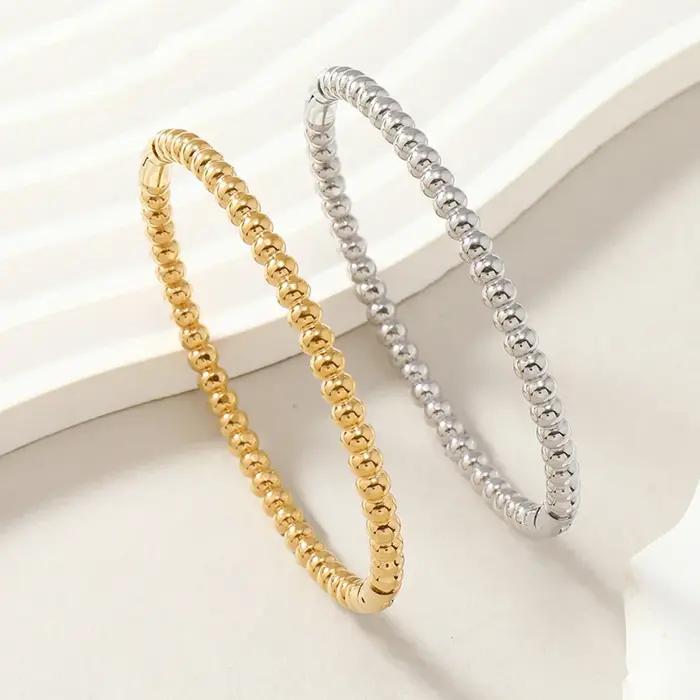 Bracelets de perles boule ronde