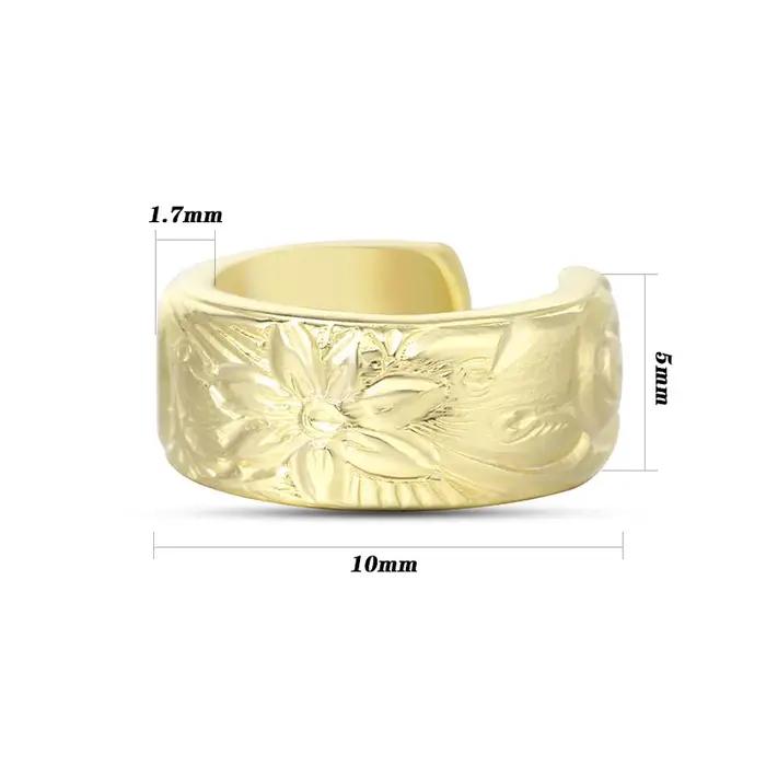 Manchette d'oreille fantaisie en or 14 carats, Manchette large délicate, Manchette d'oreille Conch, Manchette Huggie, Manchette d'oreille non-percée, Boucle d'oreille tendance