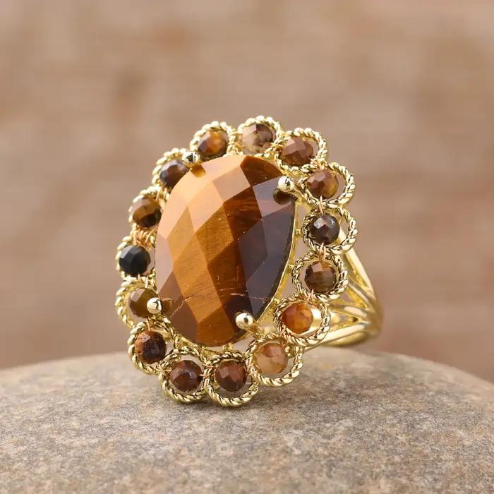 Bague en cristal naturel