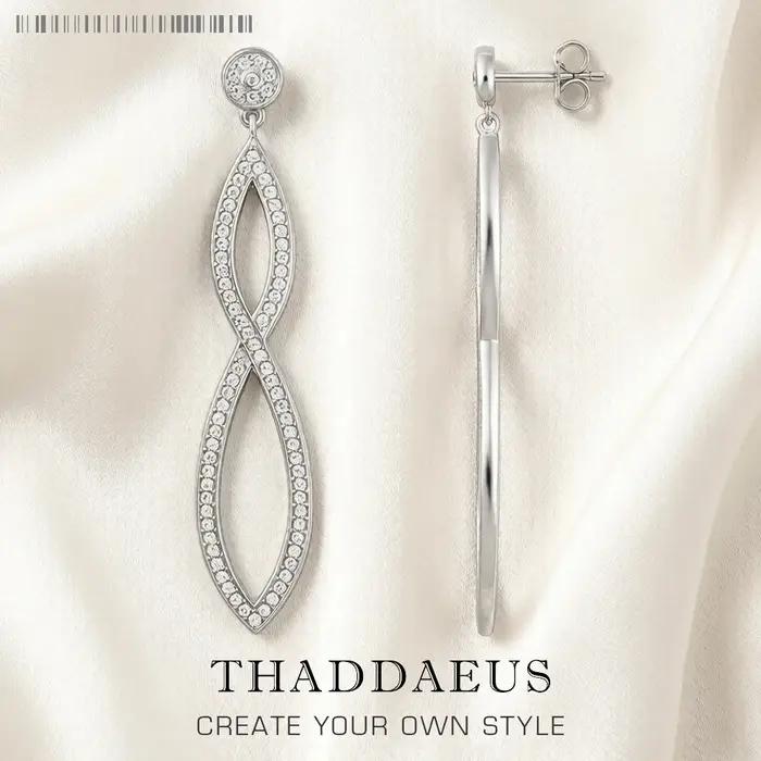 Boucle d'oreille goutte éternité pierre blanche cadeau classique pour les femmes de haute qualité 925 en argent Sterling bijoux fins