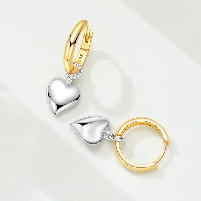 MISEFF – boucles d'oreilles en argent Sterling S925