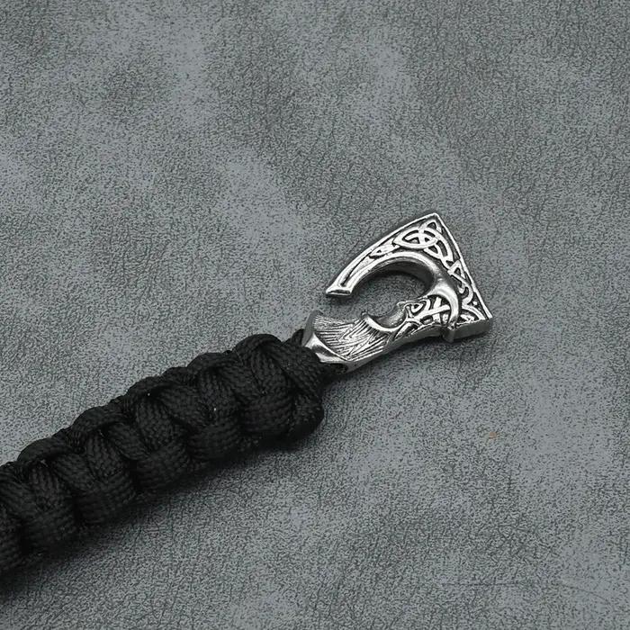 Bracelets en perles Runes Viking Nordiques Trinité pour Hommes