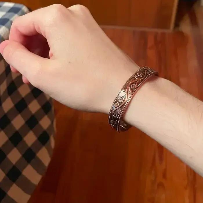Bracelet magnétique en cuivre pur pour hommes et femmes