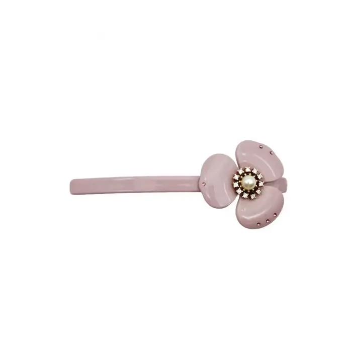 Élégante pince à cheveux florale de style parisien pour femmes et filles, bijou de cheveux fait main, accessoire ornemental