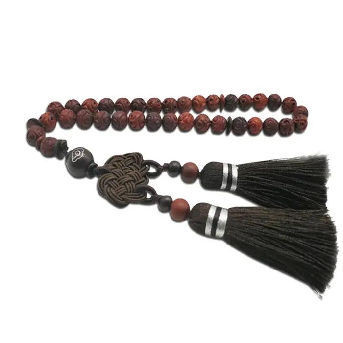 Bracelets en bois de santal zambien naturel pour hommes