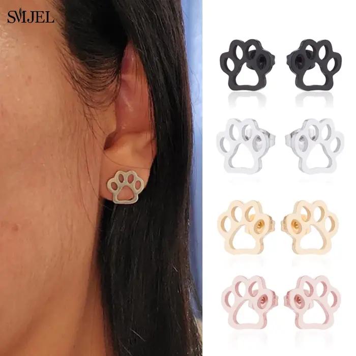 Boucles d'oreilles en acier inoxydable pour femme