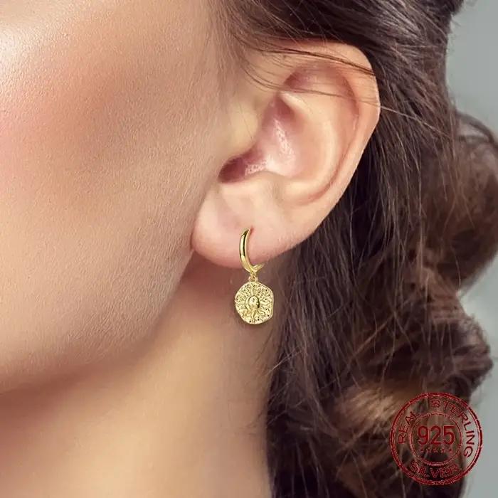 Boucles d'oreilles en argent Sterling 925 argenté pour femmes