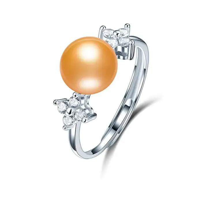 Dainashi – bague en argent Sterling 925 avec perles de culture d'eau douce