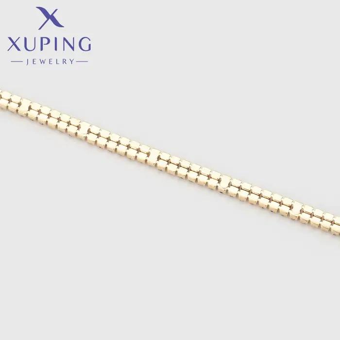 Xuping bijoux nouveauté breloque à la mode multicolore pierre couleur or clair Bracelet à main pour les femmes cadeau X001001050