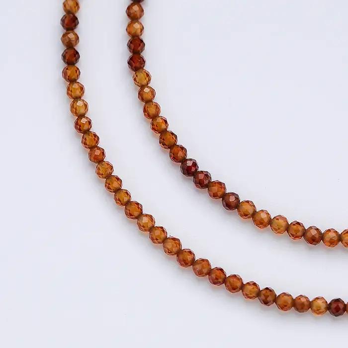 Collier en pierre naturelle Spinelle/Lapis Lazul/Amazonite/améthique/Tourmaline/améthyste Ketting 2MM argent 925 bijoux