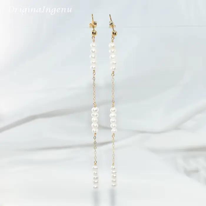 Boucles d'oreilles en perles naturelles