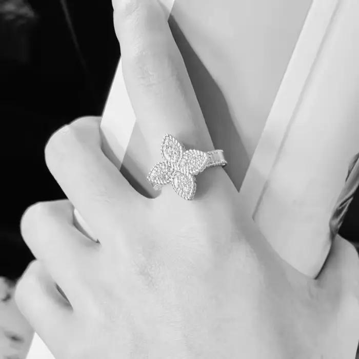 Bague en argent Sterling 925 véritable pour femme