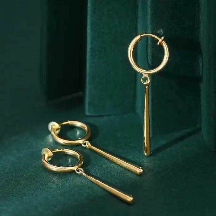 Boucles d'Oreilles en Argent Sterling 925 de Roronoa Zoro