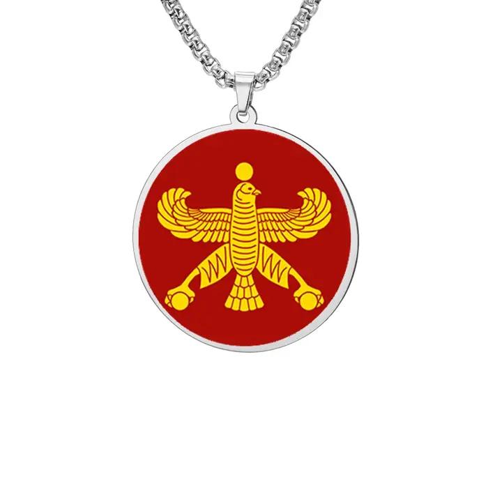 Collier HIPEE Shahbaz Eagle, bijoux historiques persans anciens pour hommes et femmes