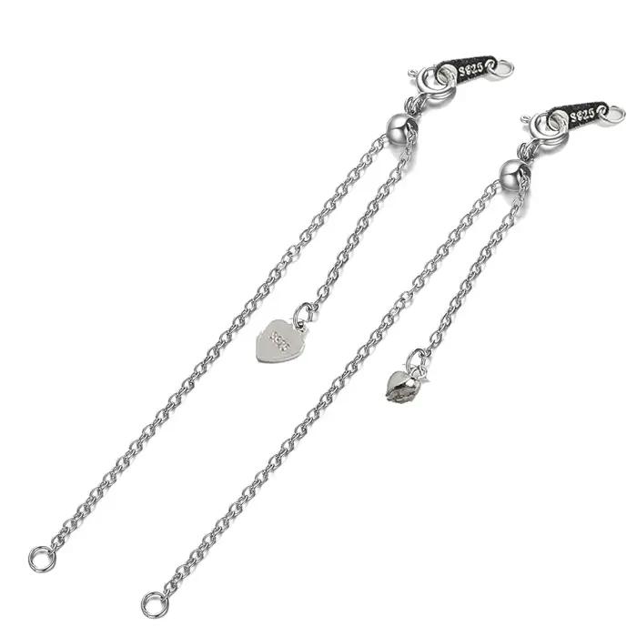 Extension de collier en argent Sterling 925