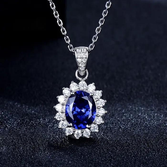 Collier en argent 925 scintillant pour femme et homme
