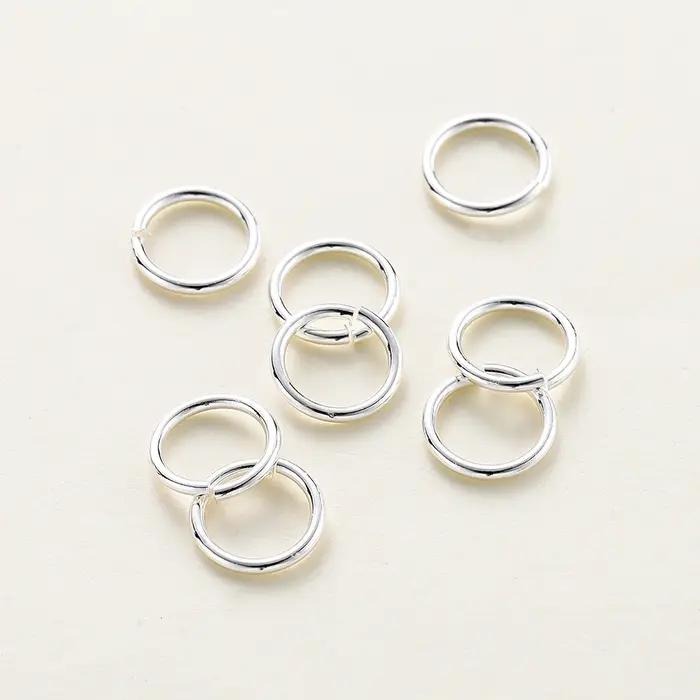 Anneaux de saut en laiton plaqués or 14K/18K pour bijoutiers amateurs et professionnels, accessoires en gros pour bracelets et colliers, idéal pour offrir à des occasions spéciales