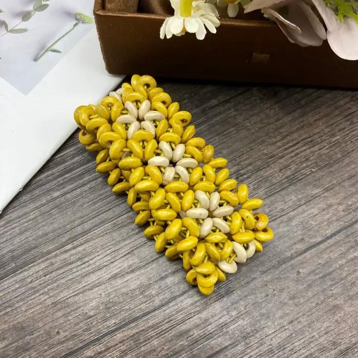 Bracelet bohème rétro en fil élastique