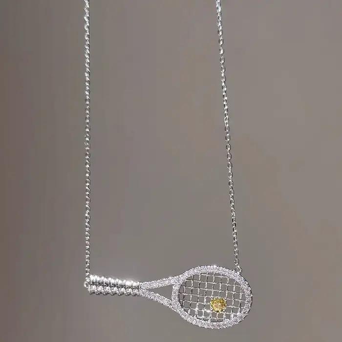 Parure de bijoux créative incrustée de diamants jaunes étincelants