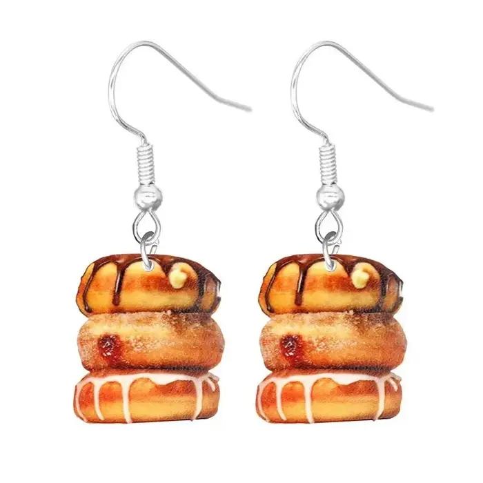Boucles d'oreilles en résine pour femmes