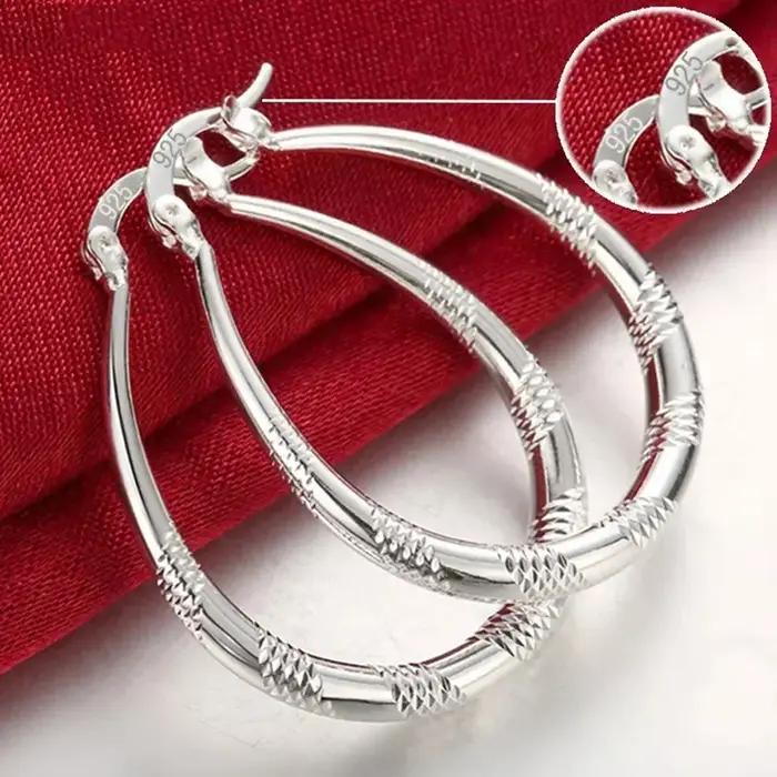 Boucles d'oreilles en argent Sterling 925 pour femmes, bijoux à breloques classiques, mignon, fête d