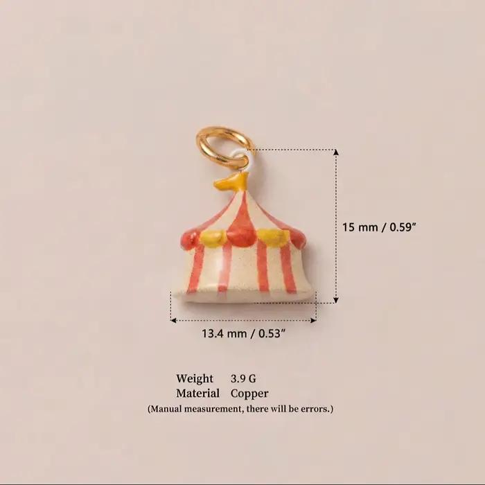 Breloques DIY pour bijoux thème manège de parc d'attractions style classique personnalisables pour femmes occasions spéciales et cadeaux