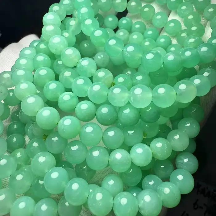 Bracelet en Chrysoprase naturelle d'Australie