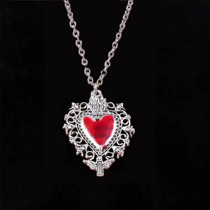 Collier rock personnalisable avec plaquage rhodium pour homme femme style hiphop punk grunge occasion spéciale