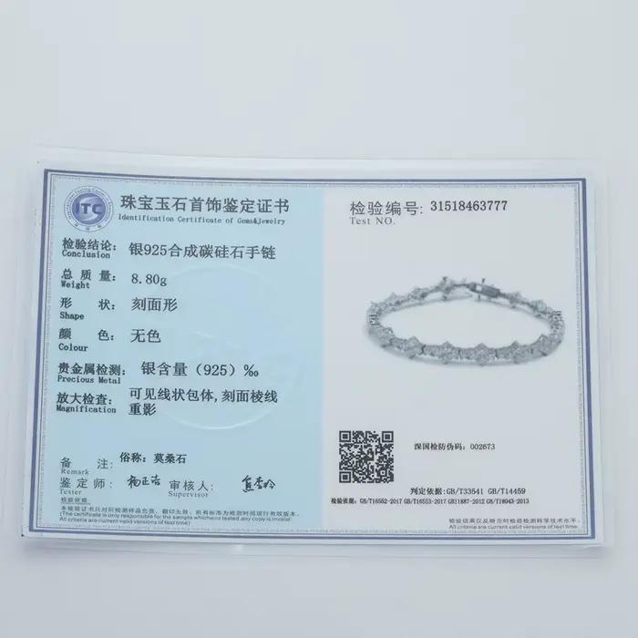 ICEBLING – Bracelets Moissanite classiques de luxe pour femmes