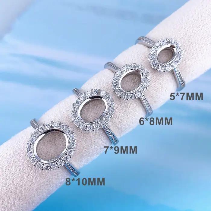 Paramètres de bague fixes pour femmes