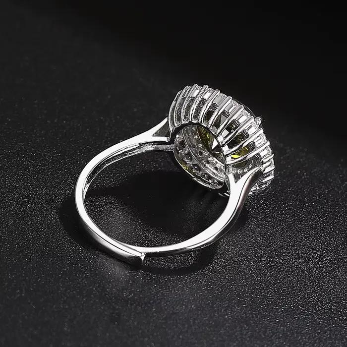 Bague péridot vert pour femmes