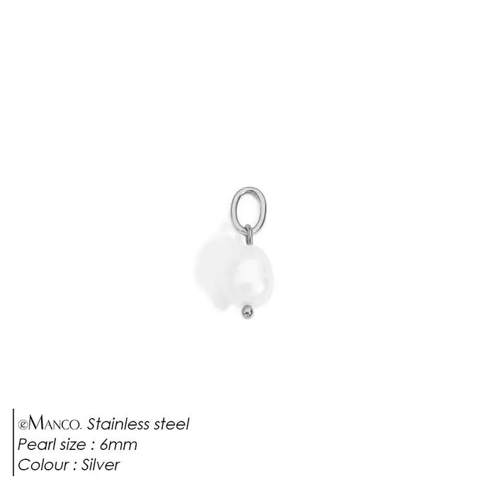 EManco – pendentif en perles en acier inoxydable, bricolage, pompon, perle, accessoire de bijoux art