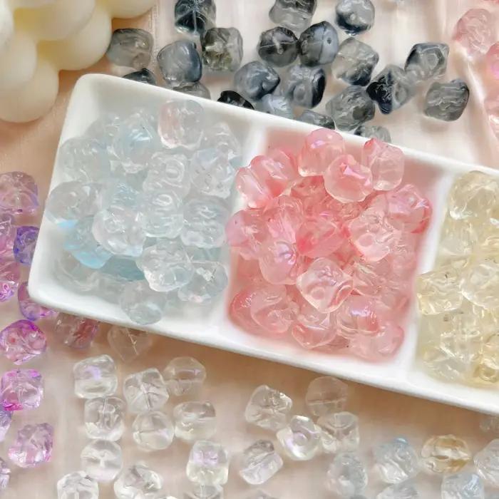 Perles Emaillées de Lion 12mm pour Créations Uniques Accessoires DIY Jewelry Blanc Gris Rouge Noir Vert Occasions Spéciales