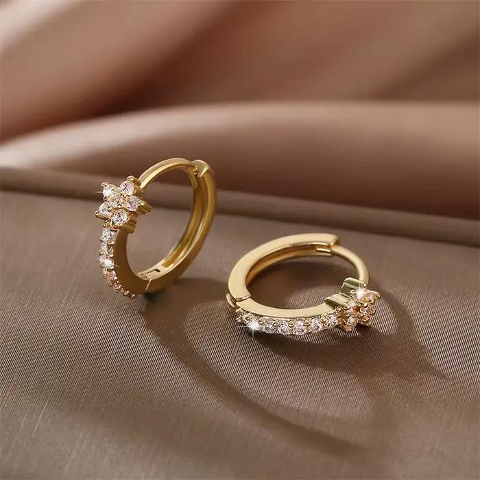 Boucles d'oreilles en acier inoxydable pour femmes