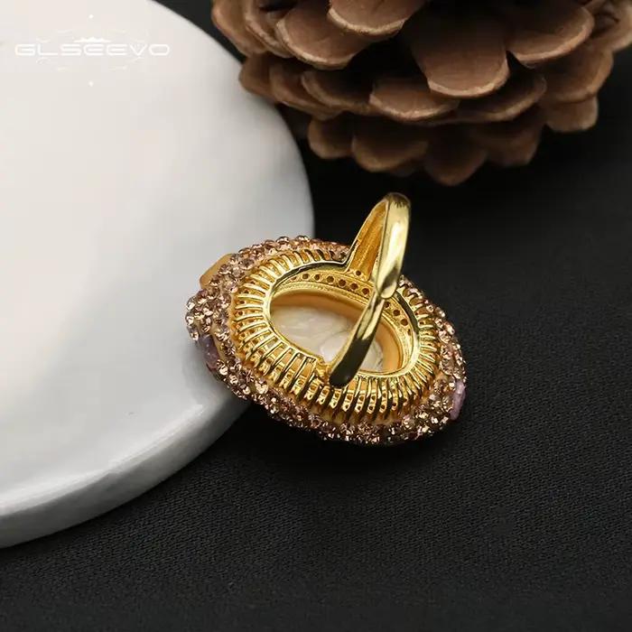 Bague en Perles Baroques Naturelles pour Femme