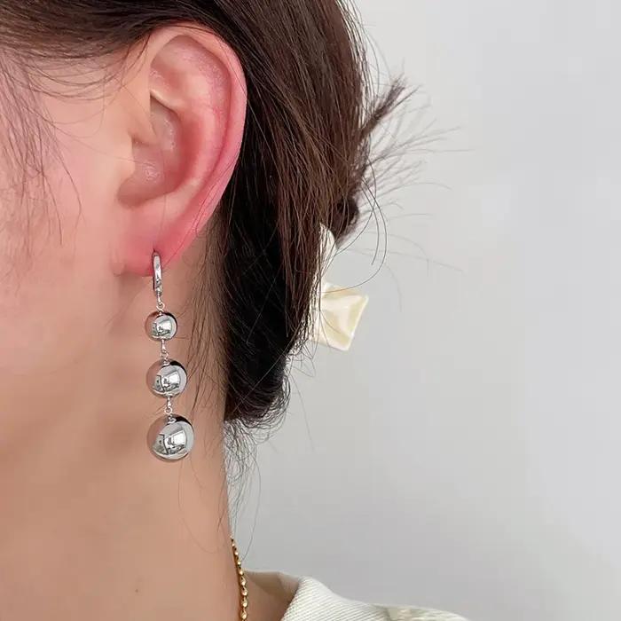 Boucles d'oreilles Punk en métal pour femmes