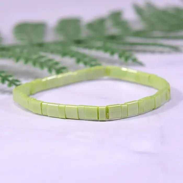 Mode Boho Bracelet pour femmes filles verre MIYUKI Tila perles