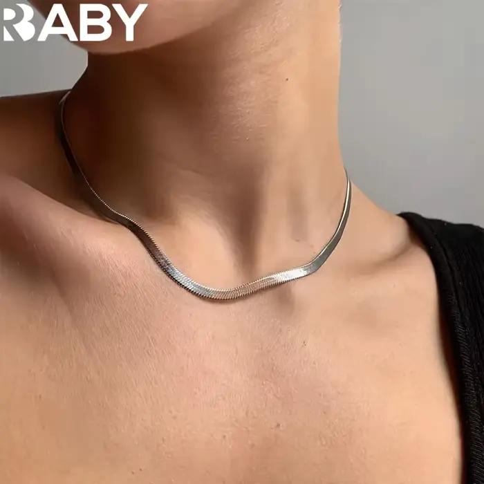 Collier Ras du Cou en Argent Sterling 925 Plaqué Or pour Femme, Bijoux de Luxe à la Mode, Cadeaux de