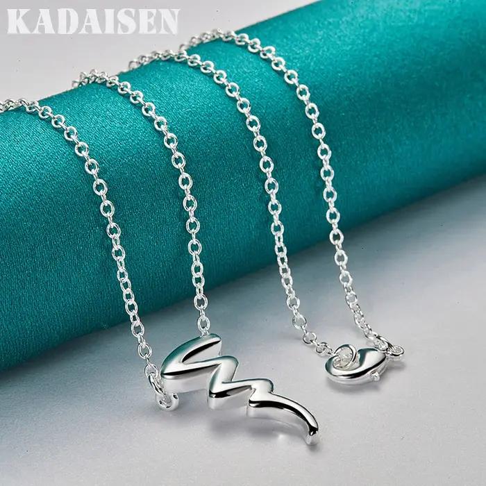 Collier avec pendentif original en argent Sterling 925