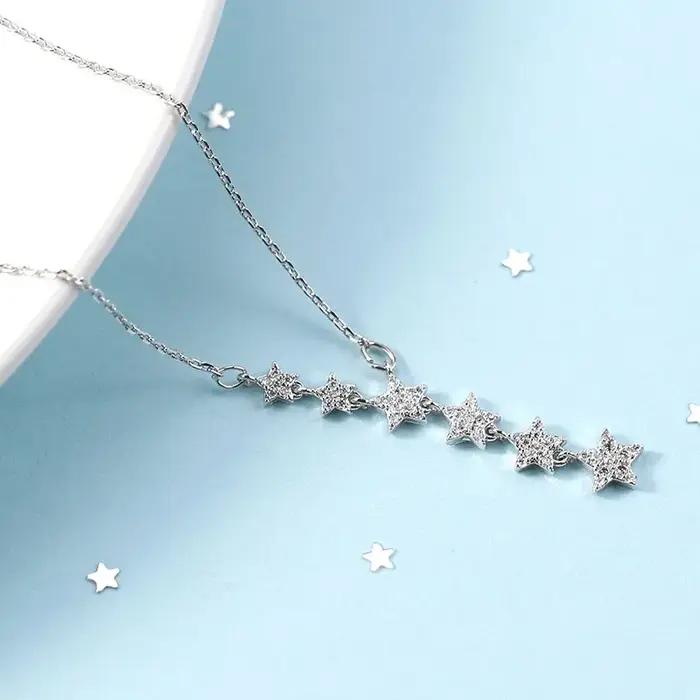 Collier Rond en Argent Sterling avec Pompon pour Femme