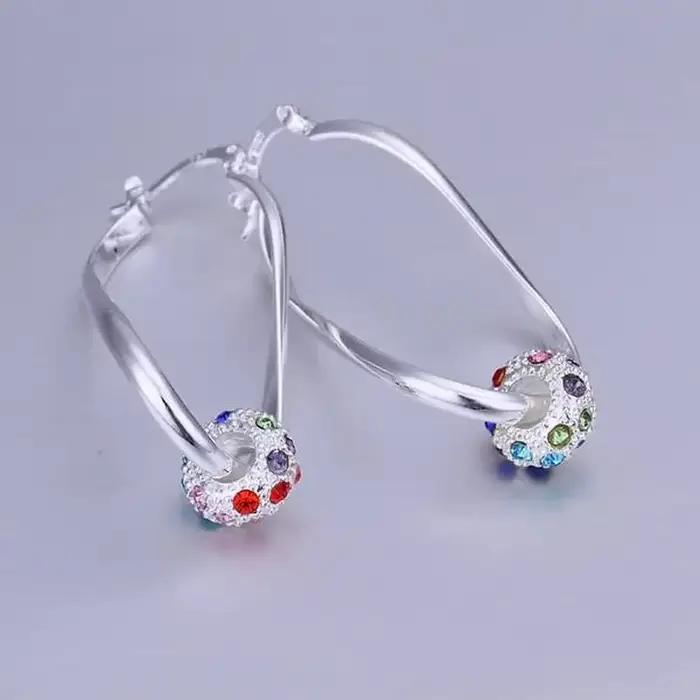 Boucle d'oreille en argent 925